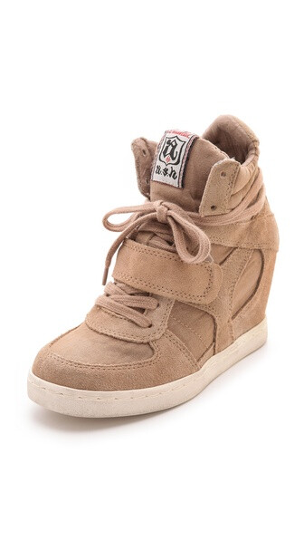 Ash Cool Suede Wedge Sneakers