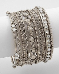 Silver Stack Bangles