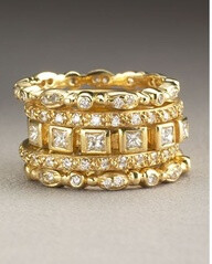 Diamond Guard Rings ... gorgeous stackables ! //MD