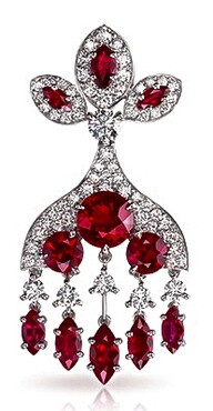 Kokoshnik Earring by Faberge