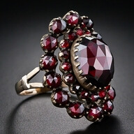 Bohemian Garnet Antique Ring (found here: http://www.langantiques.com/products/item/30-1-4163)