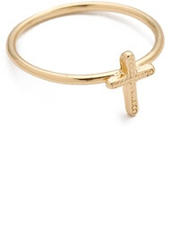 Cross Mini Stack Ring