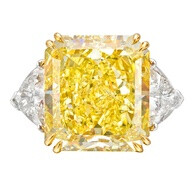 1STDIBS.COM Jewelry & Watches - Fancy Intense Yellow Diamond Ring - Betteridge