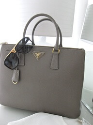 #Prada Grey Handbag