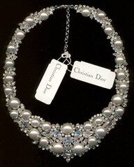 #Christian Dior Rare Signed #Wedding Necklace