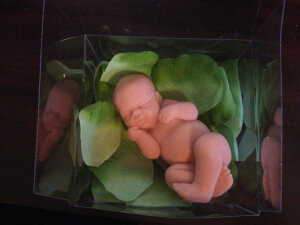 Ooak 4" polymer clay cabbage patch baby(收集自EssenceFirstImaging的Etsy店)