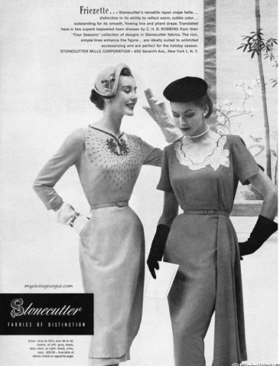 Stonecutter 1951 - dresses by C H D Robbins