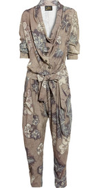 Vivienne Westwood Anglomania Protection printed crepe jumpsuit