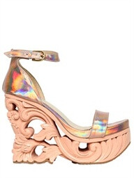 KTZ | Iridescent sculptured wedges | SS2013