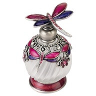 Perfume Bottle with Dragonfly Decoration