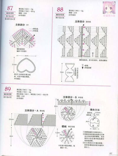 超可爱的家居小物件，简单，有图纸可参照。81-68