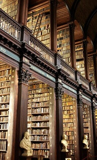 Trinity Library - Dublin. amazing