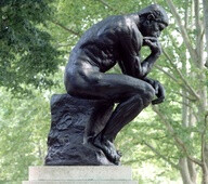 Invalides Quarter, Rodin Museum, 79 Rue de Varenne, Paris VII. The Thinker, by Rodin.