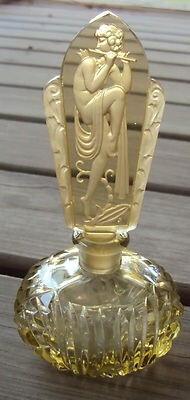 beautiful - art deco - czech perfume bottle