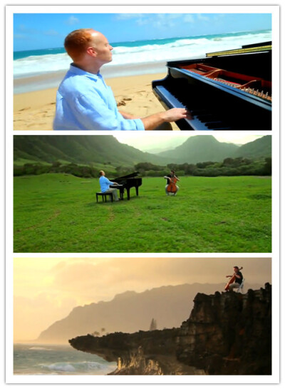 Somewhere Over The Rainbow/Simple Gifts-- The Piano Guys 前段是海，后段是漫天草原之境。大自然的美丽在音乐中击中你爱美的眼睛。