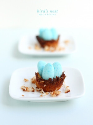Bird's Nest Macaroons