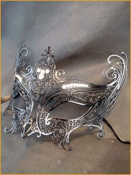 Beautiful silver mask.