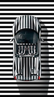 Stripes Car