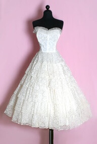 vintage wedding dress