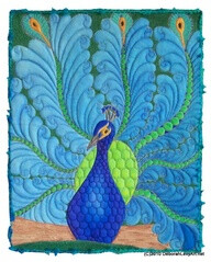 Fabulous peacock quilt!