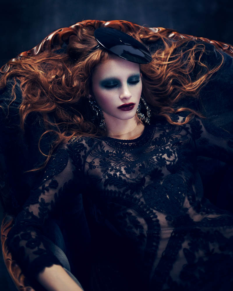 Ran and Maya Are Gothic Glam for Dress to Kill Magazine by Shayne Laverdière