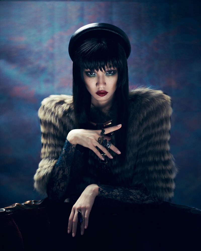 Ran and Maya Are Gothic Glam for Dress to Kill Magazine by Shayne Laverdière