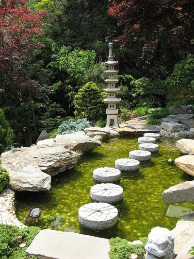 Japanese-style Garden, Hillwood Museum and Gardens, Washington, DC