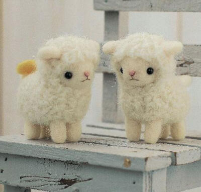 羊宝宝双胞胎-戳戳乐羊毛毡