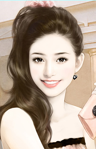 清新,自然的美女。