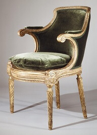 19th century chair, (Fauteuil De Cabinet)