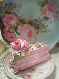 pink layer cake