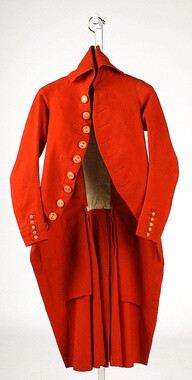 Unknown Maker. Men's Wool Coat. 1787–92. French.