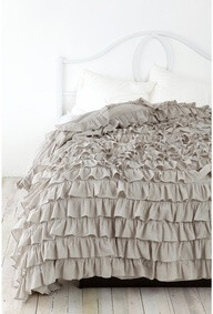 Waterfall Ruffle Duvet, URBAN OUTFITTERS