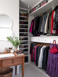 love the drawer between hanging sections and extra storage on top#Repin By:Pinterest++ for iPad#