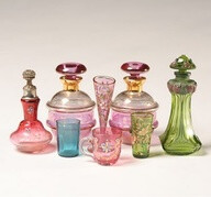 Antique perfume bottles