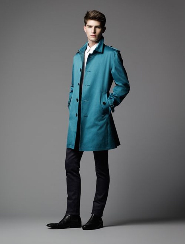 Paolo Anchisi for Burberry Black Label Spring 2013LOOKBOOK models的长相还很重要滴。。