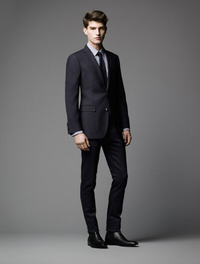 Paolo Anchisi for Burberry Black Label Spring 2013LOOKBOOK models的长相还很重要滴。。