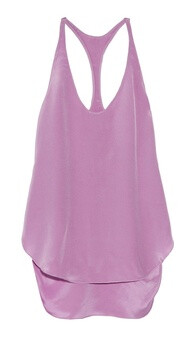 Phillip Lim Racer-back silk-crepe tank