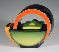 Teapot /Green Fade. by Fred Stodder.