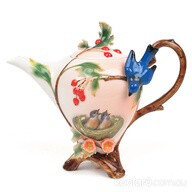 Franz gorgeous Mother and Baby Birds Teapot