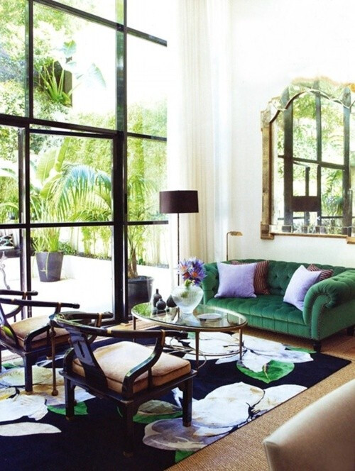 Love the airy feel of this living room!