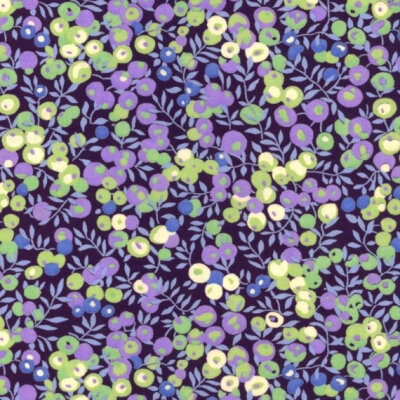 Liberty Tana Lawn Wiltshire Blue Violet fabric Large Fat Quarter