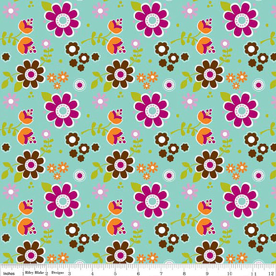 9 Fat Quarters Little Matryoshka Dolls, Dots, Stripes, Flowers by Carly Griffith Riley Blake Fabrics