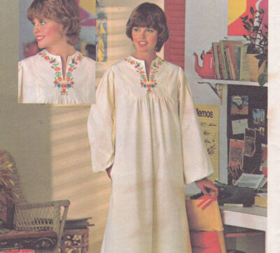 Butterick 4560 size 12 bust 34 caftan sewing pattern from 1970s