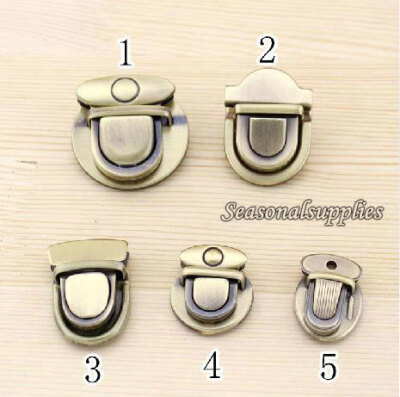 3 Sets Antique Brass Handbag Buckle (T29)