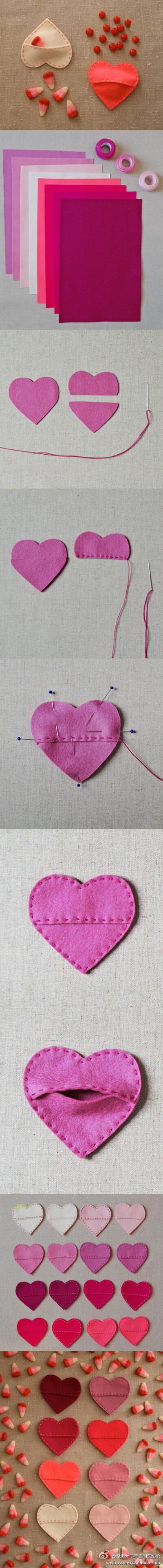 #Imake春节荟# #布艺教程#过年了，做一个简单又可以随身带着的爱心符送给朋友也很有心意呢。希望可以保佑大家一整年都平平安安快快乐乐~