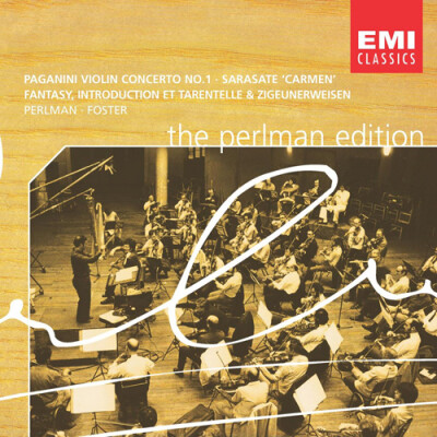 【AB】PAGANINI, N.: Violin Concerto No. 1 / SARASATE, P. de: Carmen Fantasy / Zigeunerweisen (Perlman, Foster)