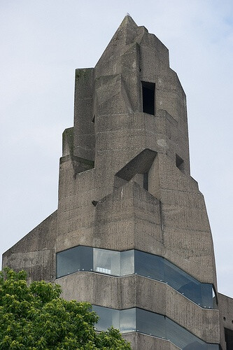 Bergisch Gladbach-Bensberg: Rathaus (Gottfried Böhm, 1962-71)