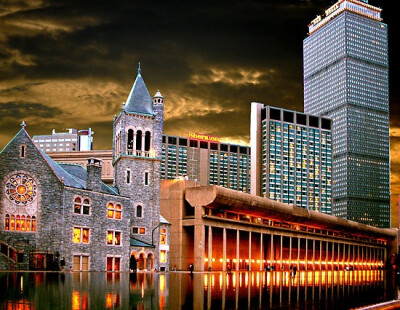 The Mother Church in Boston, MA, is the headquarters of the Church of Christ, Scientist, which includes branches around the world