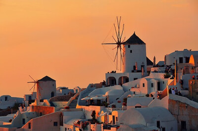 The Windmills of Oia